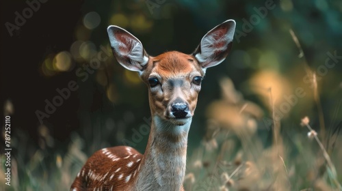 a deer with large ears photo
