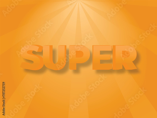 Modern editable text effect design template
