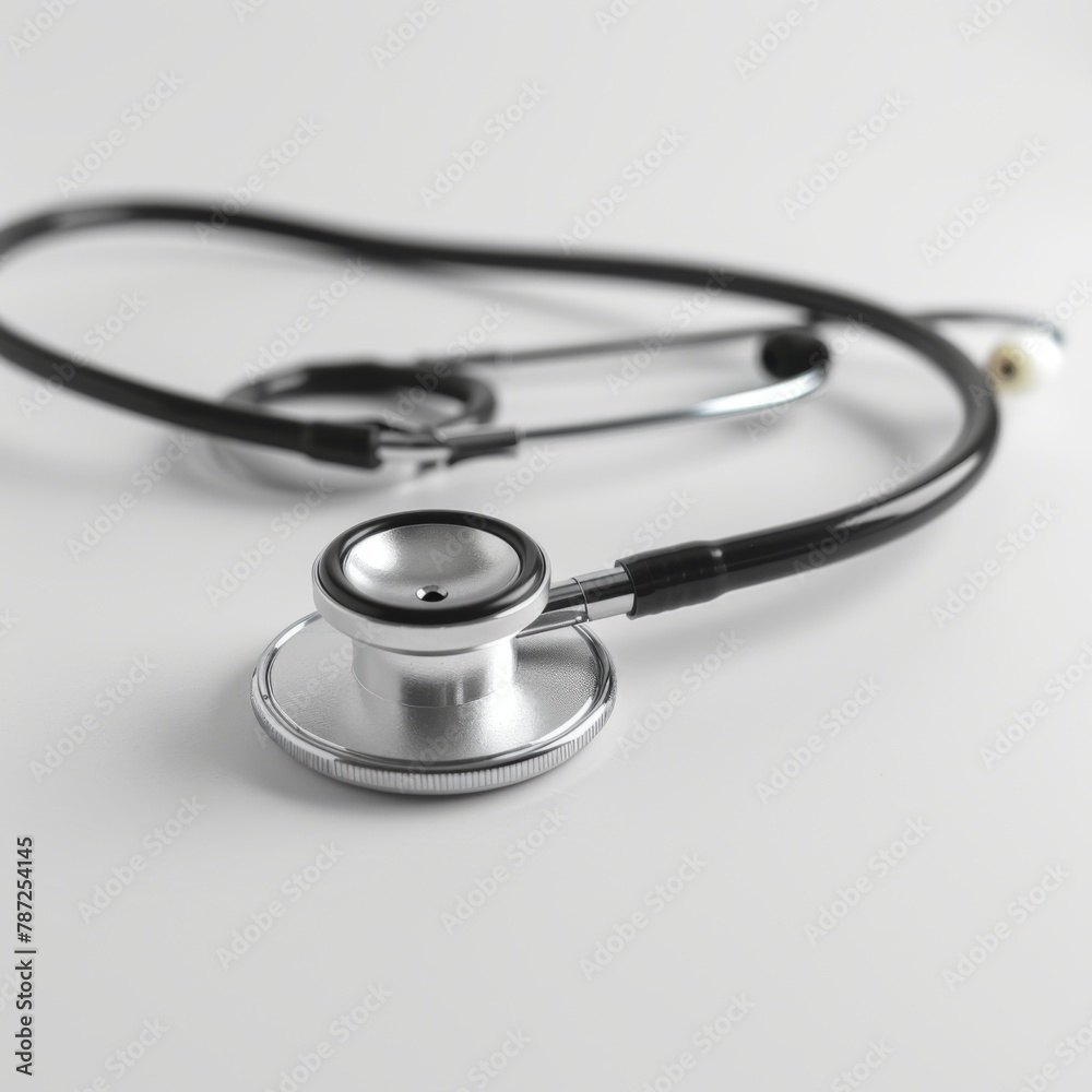 stethoscope on a white background stethoscope on a white background