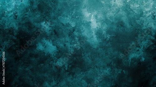 dark teal and black gradient background with grainy noise texture grungy abstract design