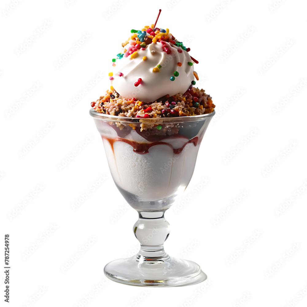 Sorbet isolated on transparent background Sorbet isolated on transparent background