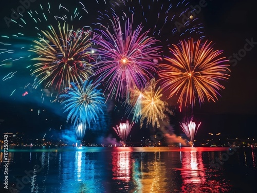 Victoria Day fireworks in Canada