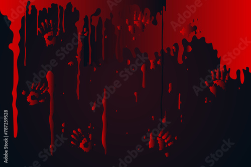 scary and tense horror decoration design