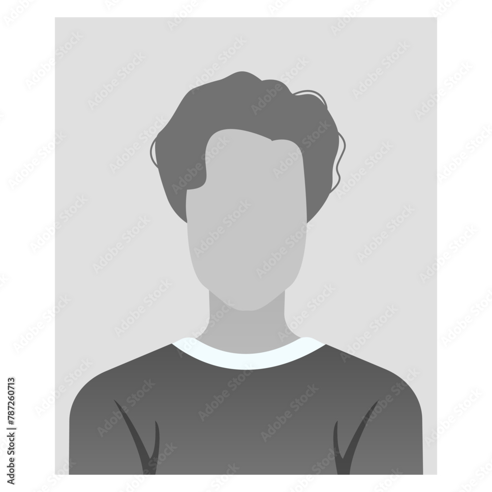Placeholder Avatar. Male Person Default Man Avatar Image. Gray Profile. anonymous Face Picture. Vector illustration Isolated On White. Placeholder Avatar. Male Person Default Man Avatar Image. Gray Profile. anonymous Face Picture. Vector illustration Isolated On White.