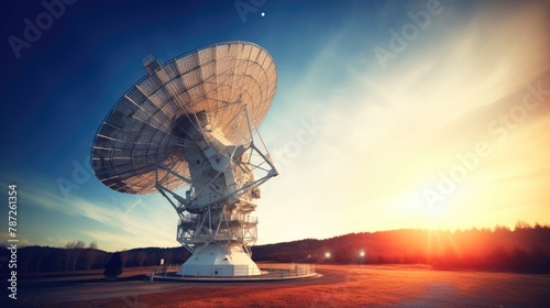 Eavesdropping on the Universe: Giant Radio Telescope photo