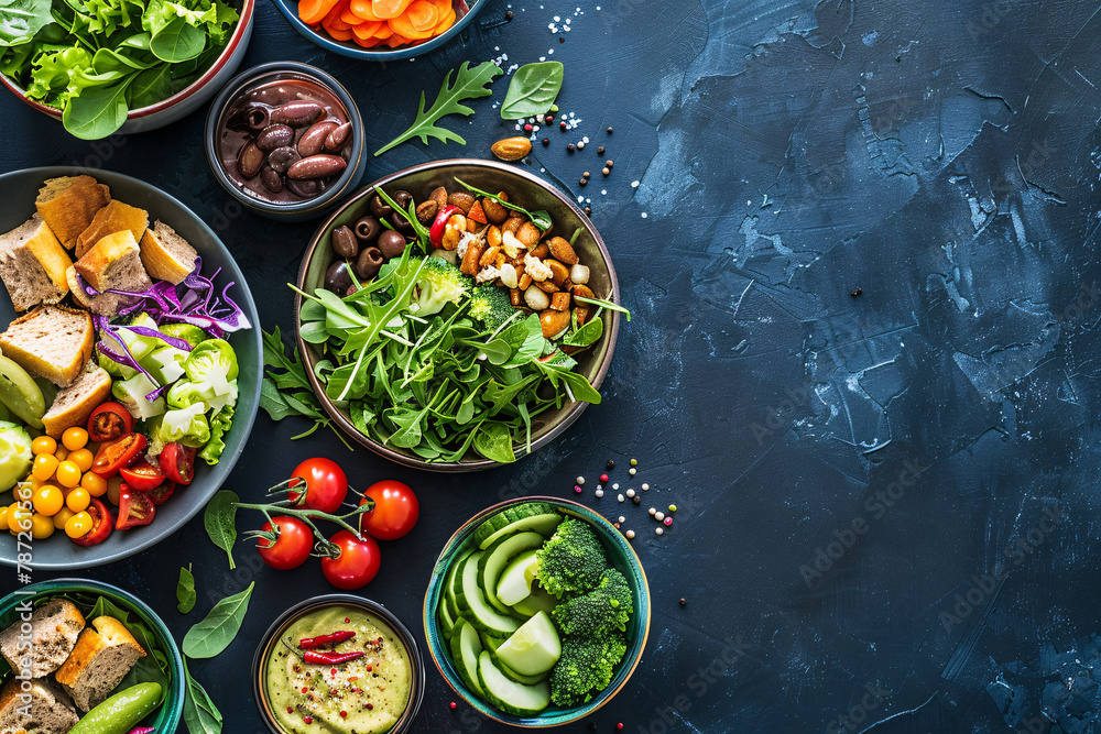 vegetables on a plate vegetables on a plate