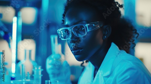 Empowered African Scientist in Laboratory Setting