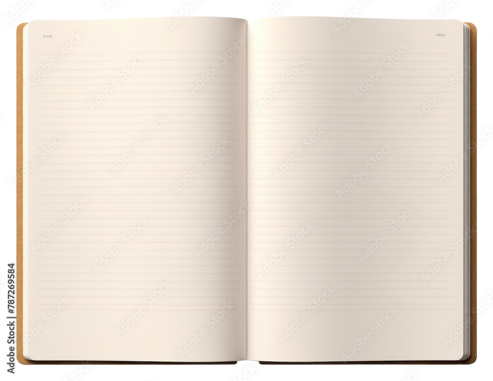Naklejka premium PNG Publication diary paper page.