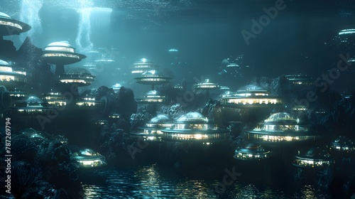 Underwater Cities Harmoniously Integrated with Ocean Ecosystems: A Vision of Expanding Human Habitats