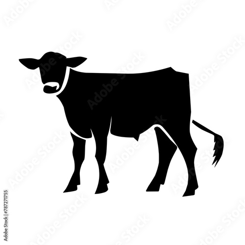 Cow silhouette vector
