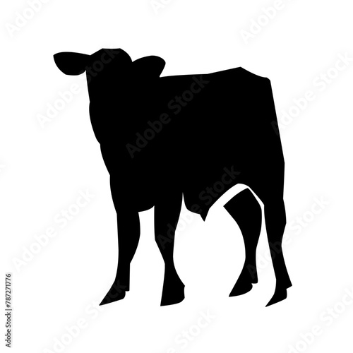 Cow silhouette vector