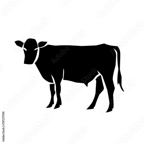 Cow silhouette vector