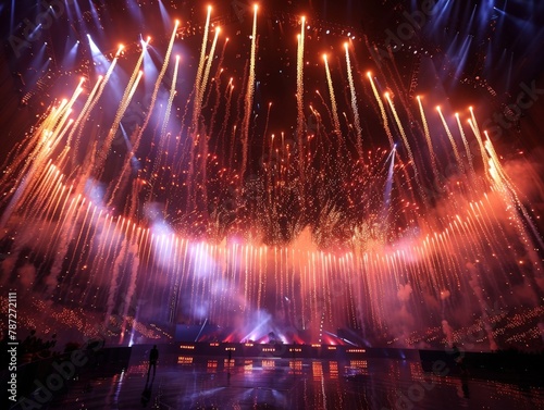 Eurovision Song Contest pyrotechnic displays photo