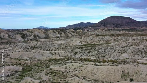 The Badlands of Abanilla and Mahoya in the Murcia region in Spain photo