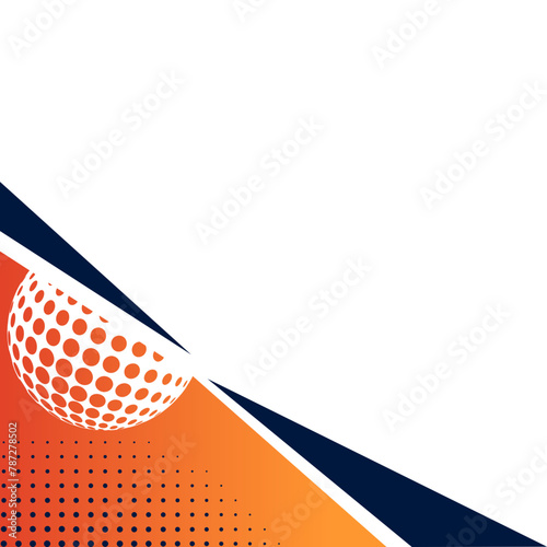 Modern Geometric Golf Corner