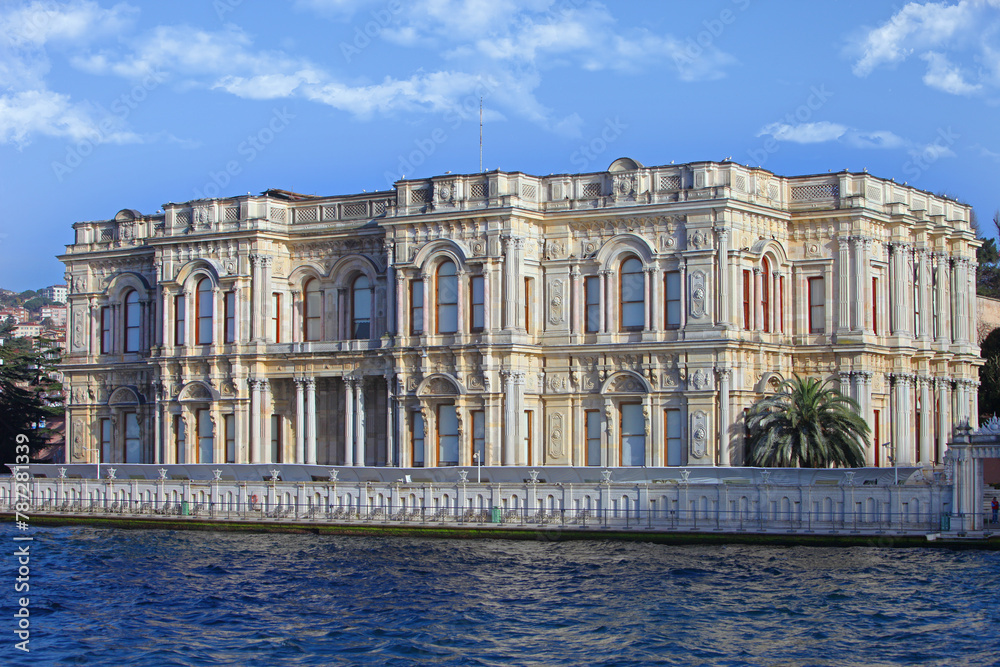 The Beylerbeyi Palace view from the Bosphorus