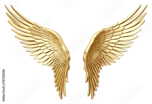 PNG Angel wings gold white background accessories accessory