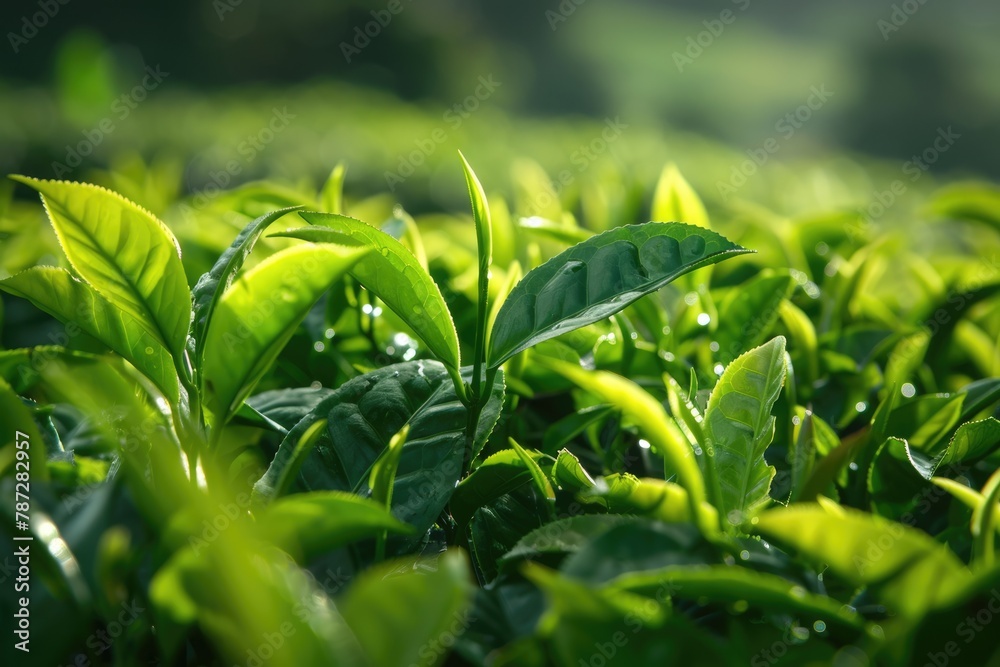 Large Harvest of Oolong Tea Leaves: Dry Foliage for Chinese Brew Drink and Green Leaves Large Harvest of Oolong Tea Leaves: Dry Foliage for Chinese Brew Drink and Green Leaves