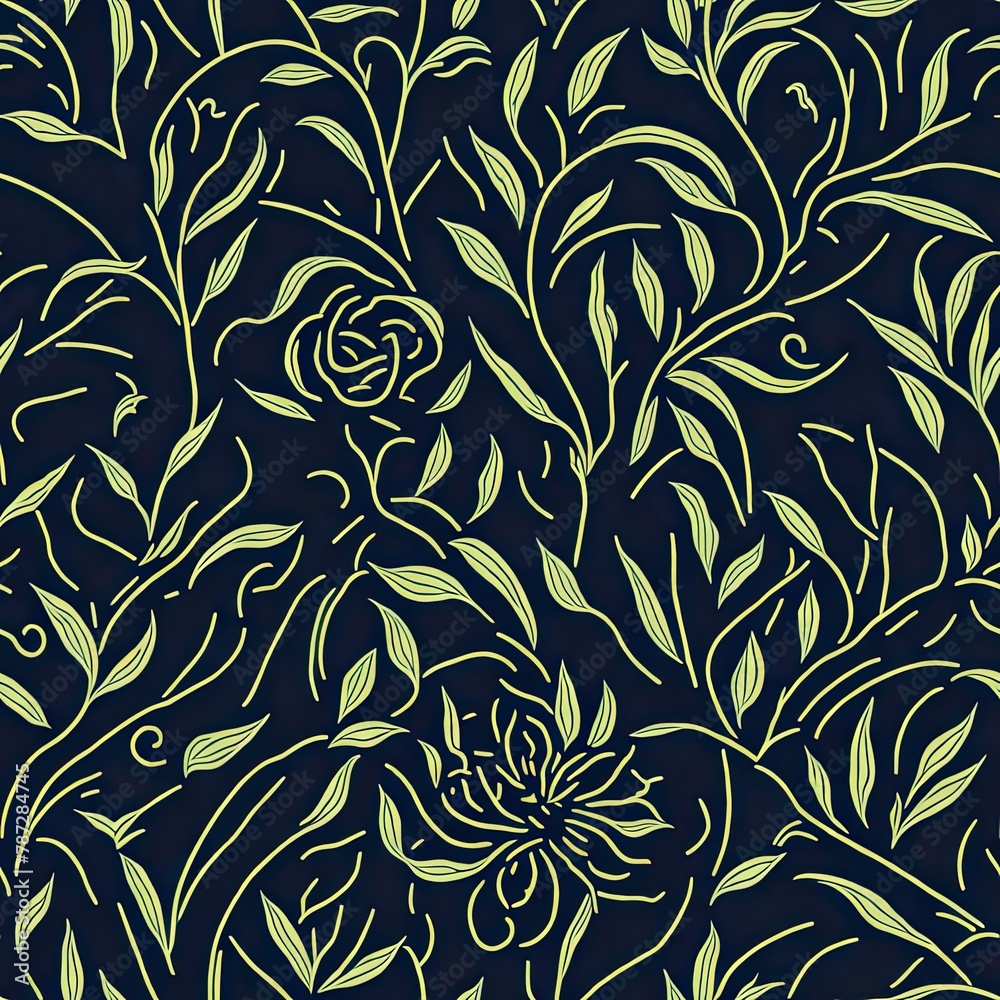 seamless pattern with leaves seamless pattern with leaves