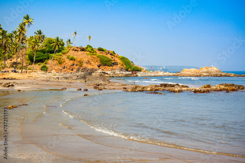 Beach in Goa, India photo