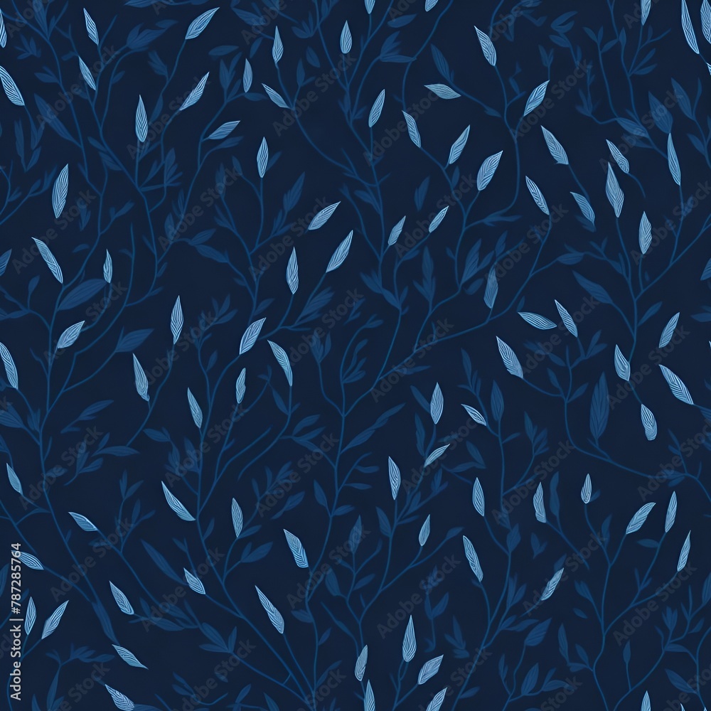 seamless pattern with leaves