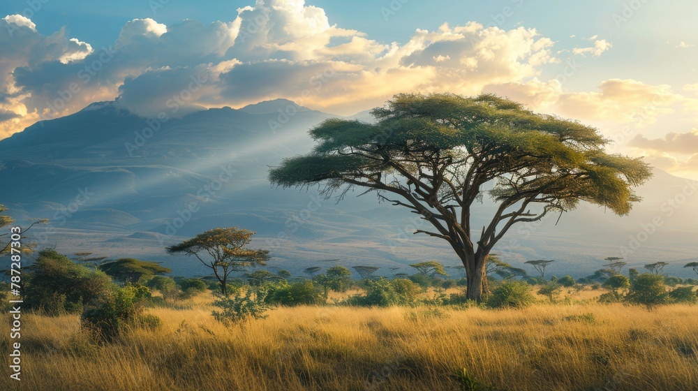 The raw beauty and rugged terrain of the African savanna.
