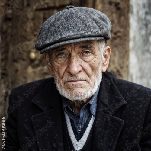 portrait of old person - IA GENERATIVE © Harthur