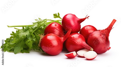 radish and onion
