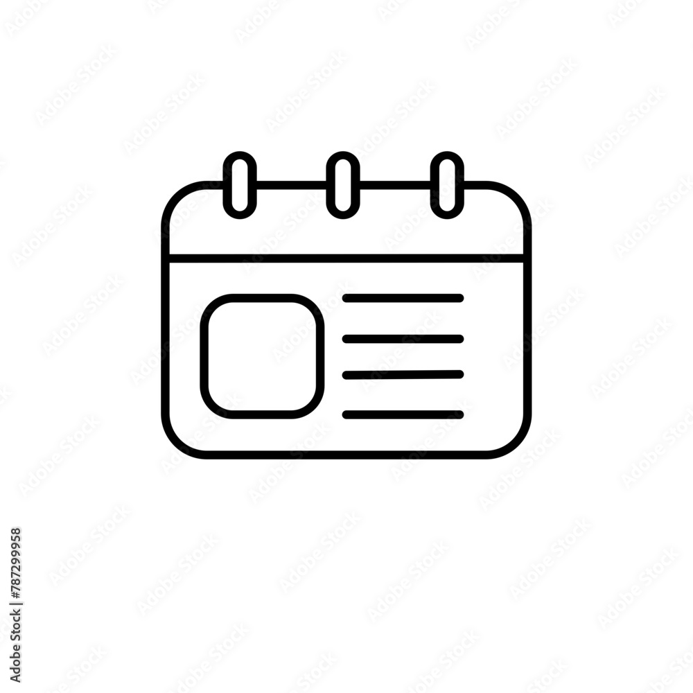 Calender Icon Element Calender Icon Element