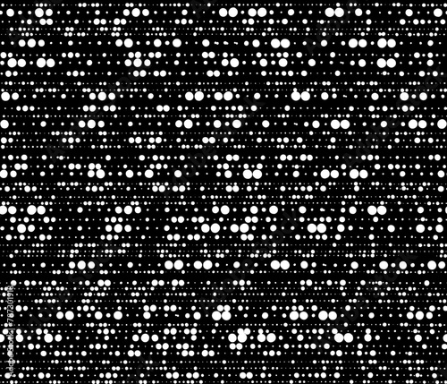 Punteado transparente horizontal fondo negro.