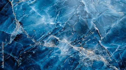 The texture of a blue marble surface