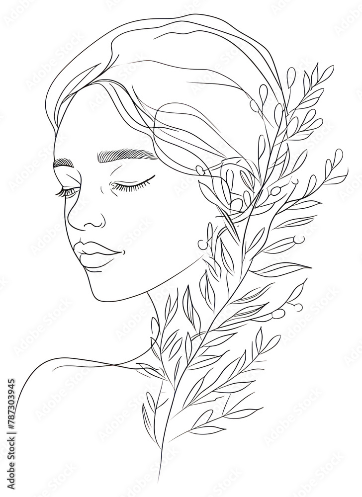 PNG Simple line art woman drawing sketch contemplation PNG Simple line art woman drawing sketch contemplation