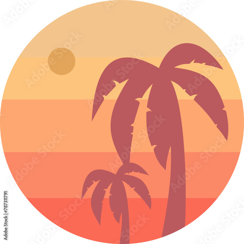 palm tree on the beach