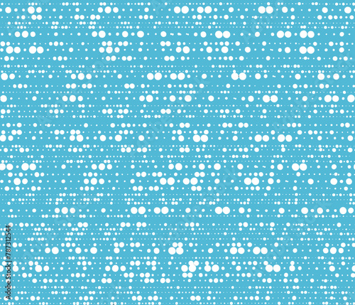 Punteado transparente horizontal fondo azul.