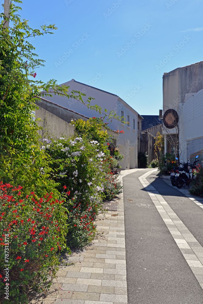 In den Gassen von Noirmoutier en Ile