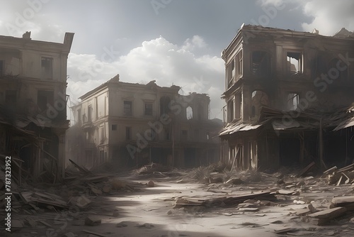 Ruins of War Destructions and Devastation photo
