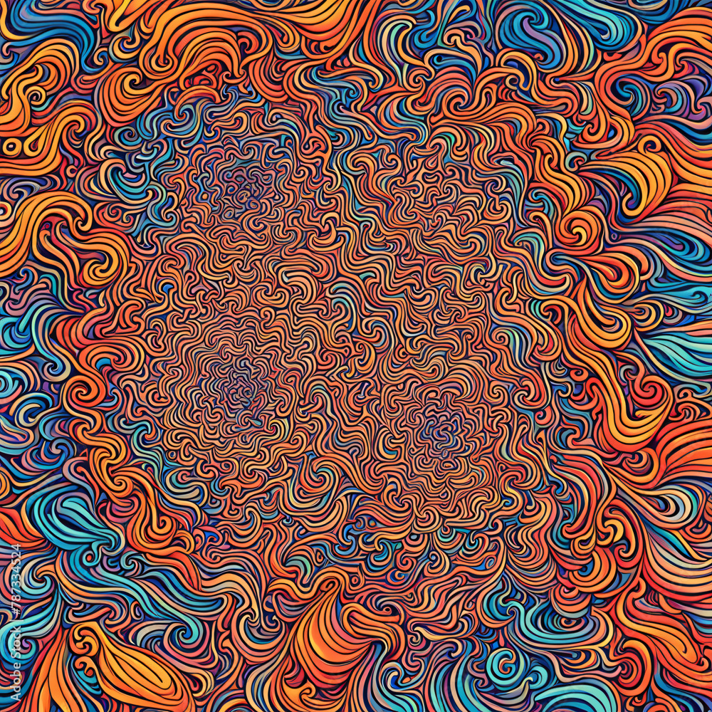 pattern with flowers an abstract pattern with flowers an abstract