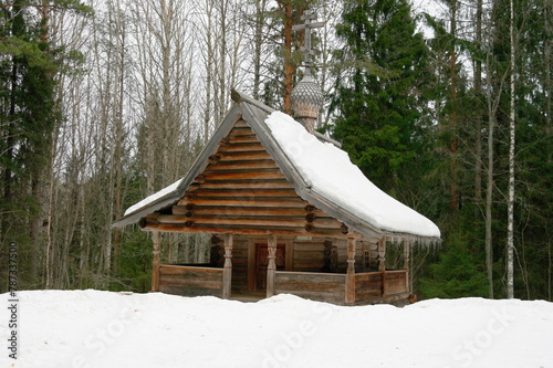 wooden Church of the Ascension of the Lord, old building © Natali Arkhangelsk