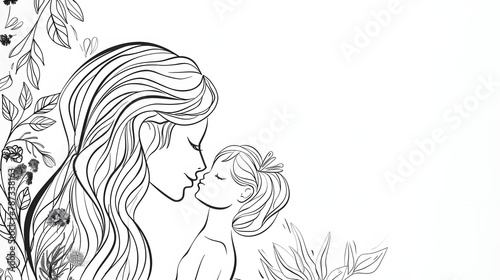 Mother's Day silhouets photo