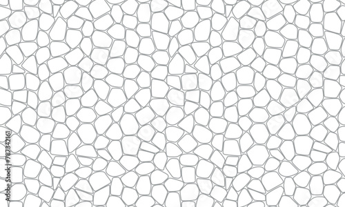 Pebble mosaic texture. Seamless stone pattern. Abstract geometric background.