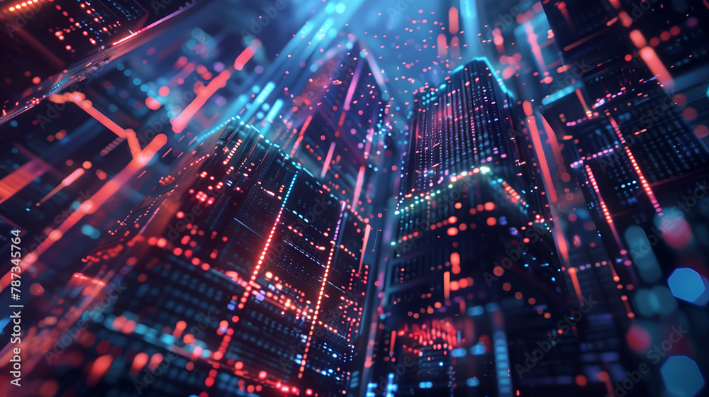 Abstract technology background Abstract technology background