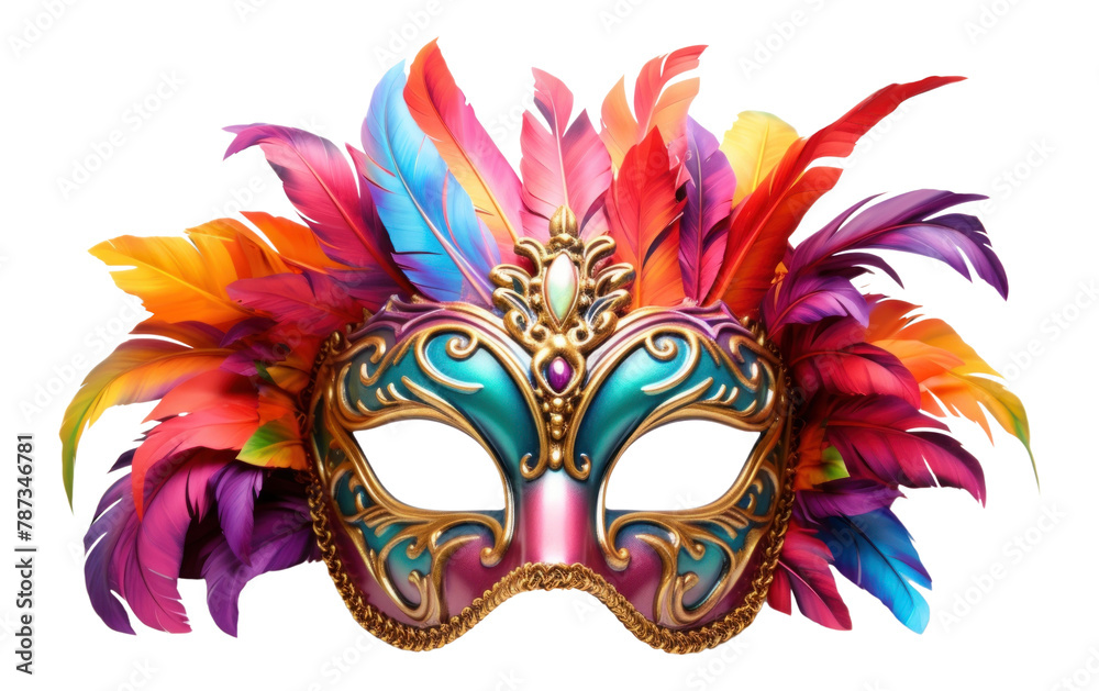 PNG  Carnival mask lightweight celebration. 