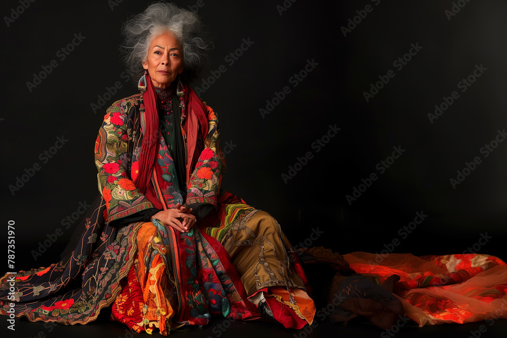 She is a world-class fashion designer and wears bold and fairly fashionable outfits She is a world-class fashion designer and wears bold and fairly fashionable outfits