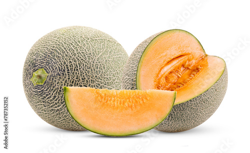 Melon isolated on transparent png