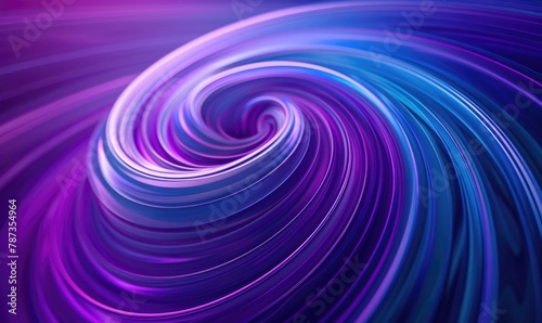 Abstract purple and blue background with swirling lines circle  motion blur effect giving a sense of energy and movement