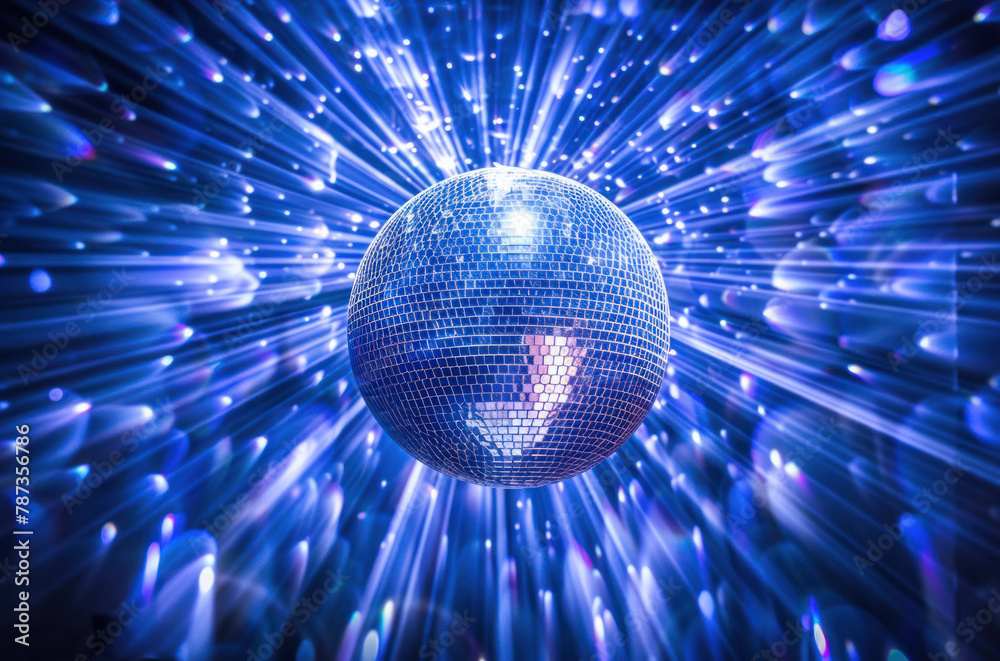a big disco ball with lights a big disco ball with lights