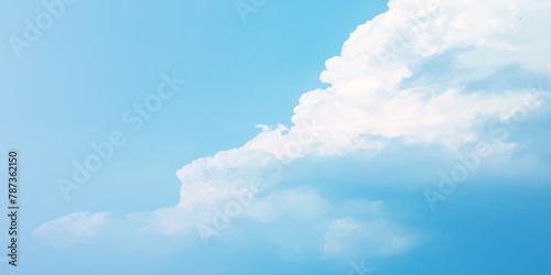It's a hot day with the sun shining down on a blue sky filled with alternating small and huge clouds moving gently while the light from the sky creates a remarkable abstract shape. Horizon, Cloud Back