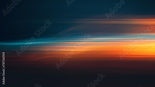 Colorful light streaks over dark background