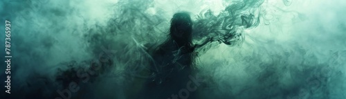 A creature crafted from darkness and mist photo