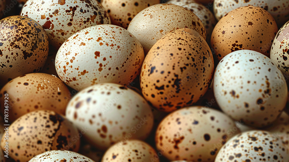 seamless pattern, quail eggs, background,
